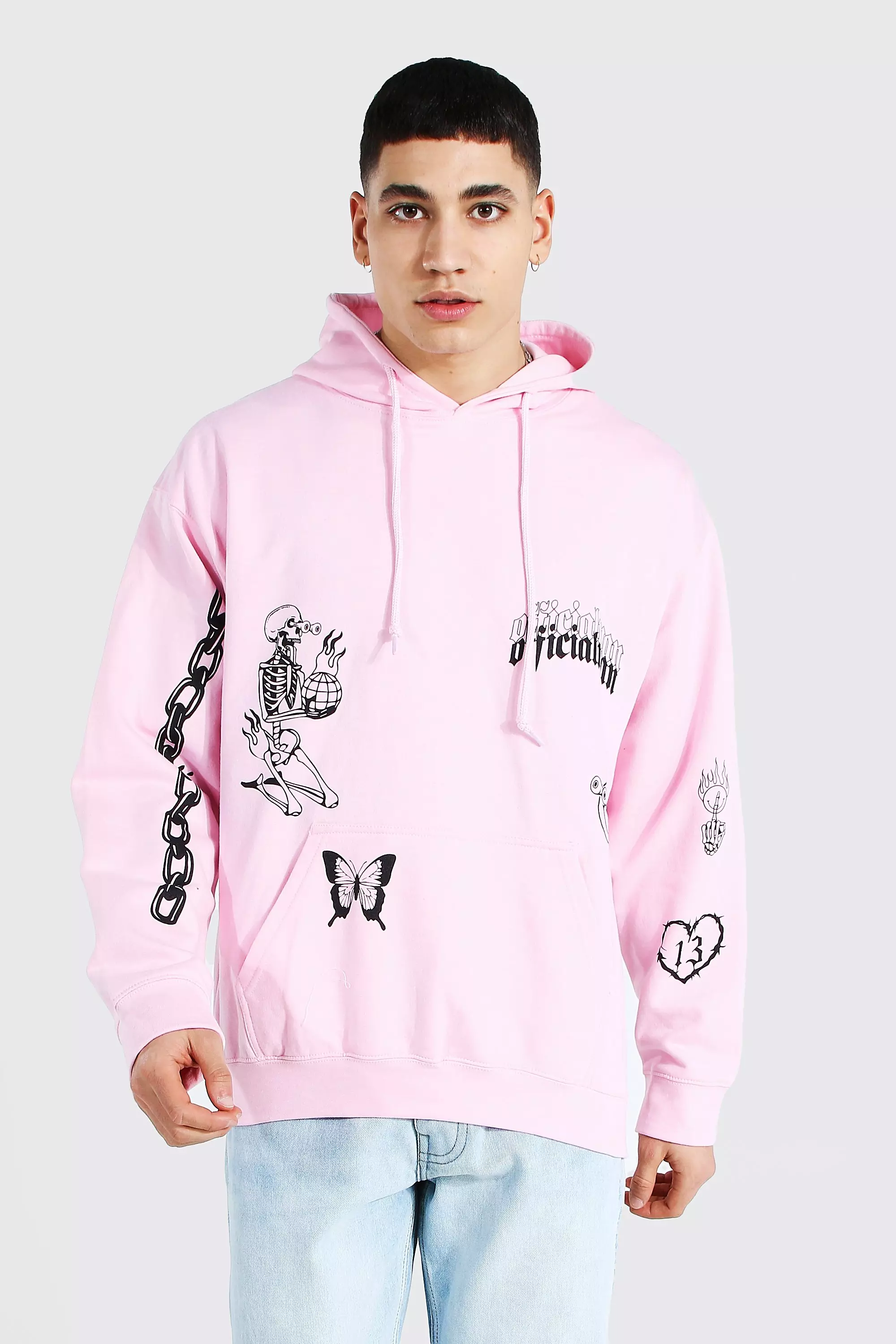 Burberry graffiti outlet hoodie